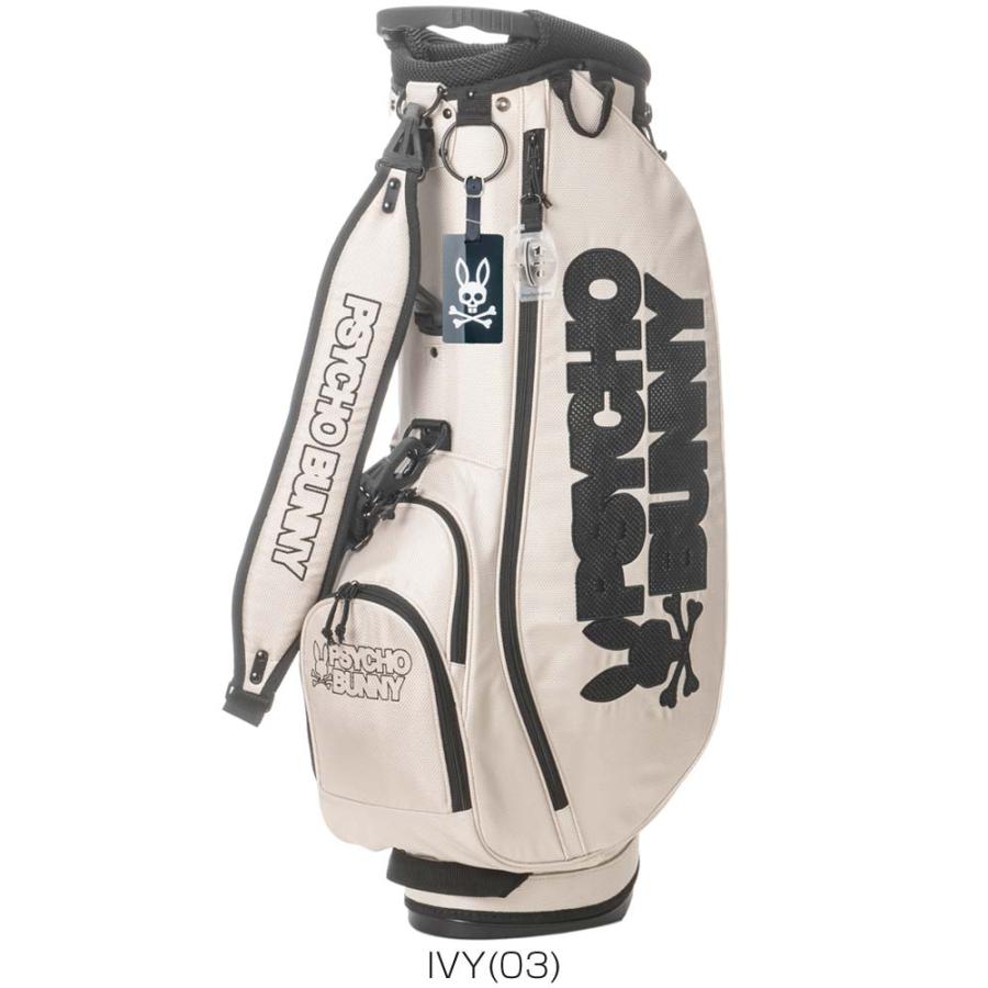 サイコバニー PSYCHO BUNNY BLOCK PB スタンドキャディバッグ Psycho Bunny サイコバニー BLOCK PB スタンド キャディバッグ