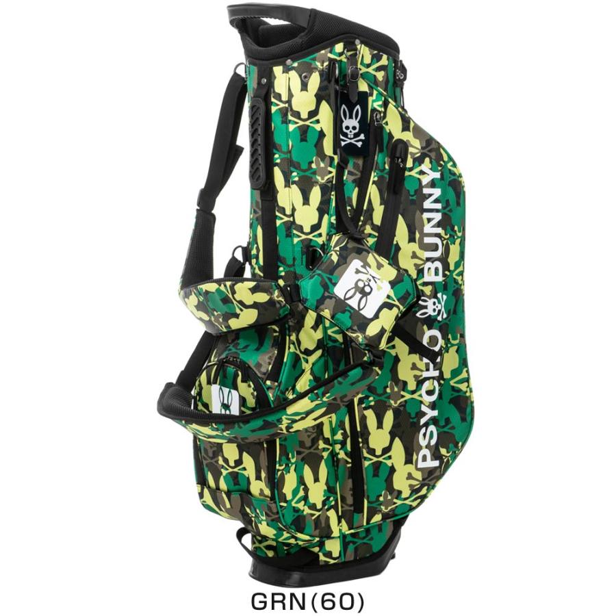 Psycho Bunny サイコバニー ゴルフ スタンドキャディバッグ LWG CAMO 