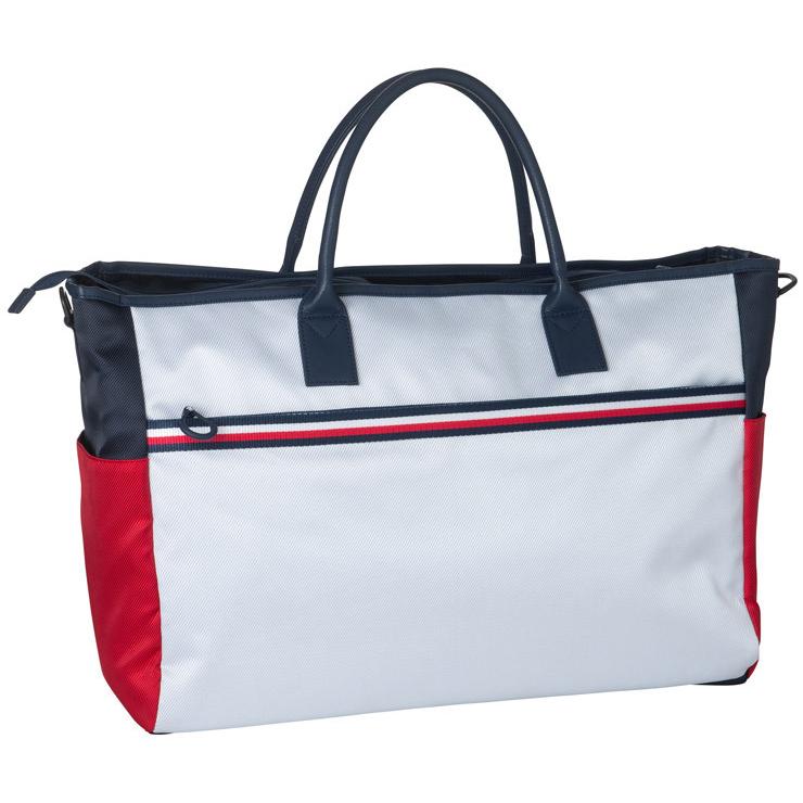 美品！トミーヒルフィガーゴルフ ミックスマテリアルトートバッグ　THMG1FB8 TOMMY HILFIGER GOLF（トミー ヒルフィガー ゴルフ） トミー