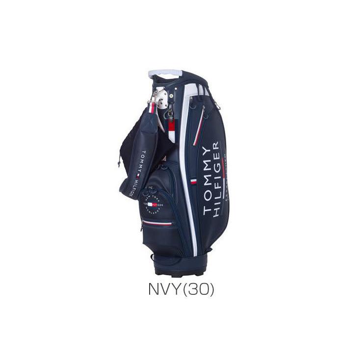 【良品】 トミーヒルフィガー キャディバッグ カート型 THMG1FC5 TOMMY HILFIGER GOLF（トミー ヒルフィガー ゴルフ） トミー