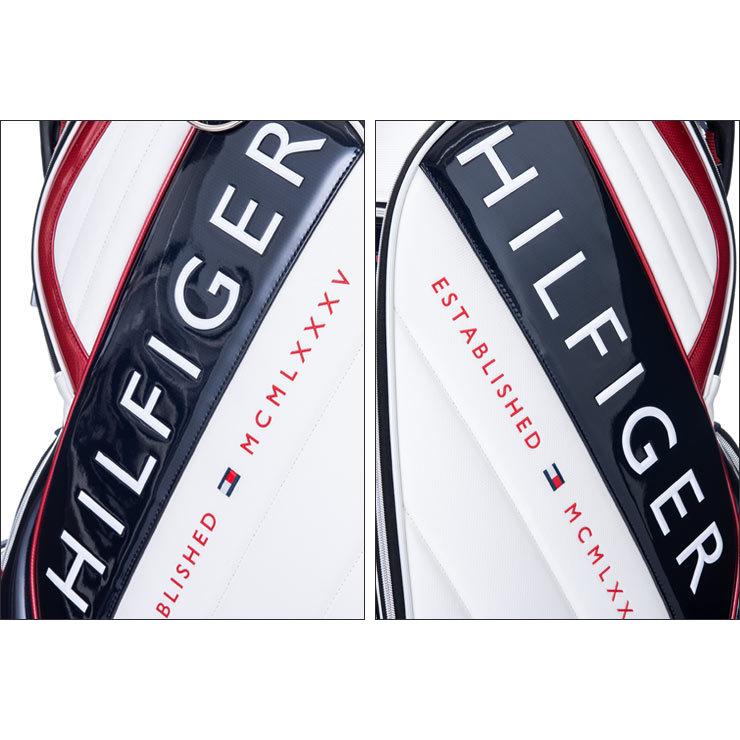 トミーヒルフィガー ゴルフ カート キャディバッグ エナメルミックス THMG2SC5 カート キャディバッグ トミーヒルフィガー ゴルフ エナメルミックス THMG2SC5