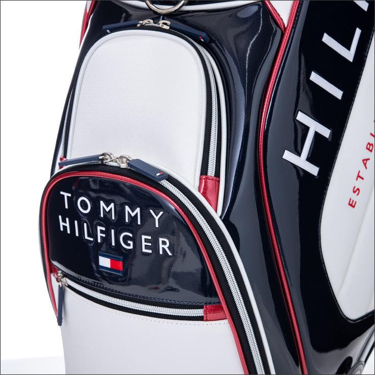 トミーヒルフィガー ゴルフ カート キャディバッグ エナメルミックス THMG2SC5 カート キャディバッグ トミーヒルフィガー ゴルフ エナメルミックス THMG2SC5