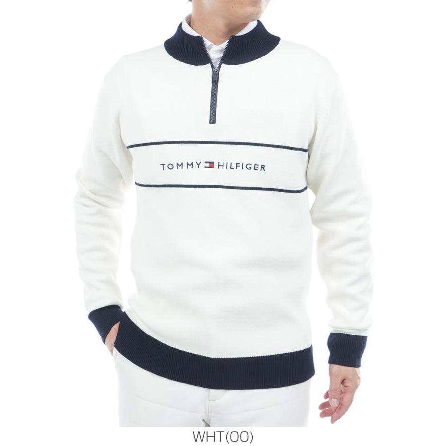 TOMMY HILFIGER（トミー・ヒルフィガー） フロントロゴ ハーフジップ 