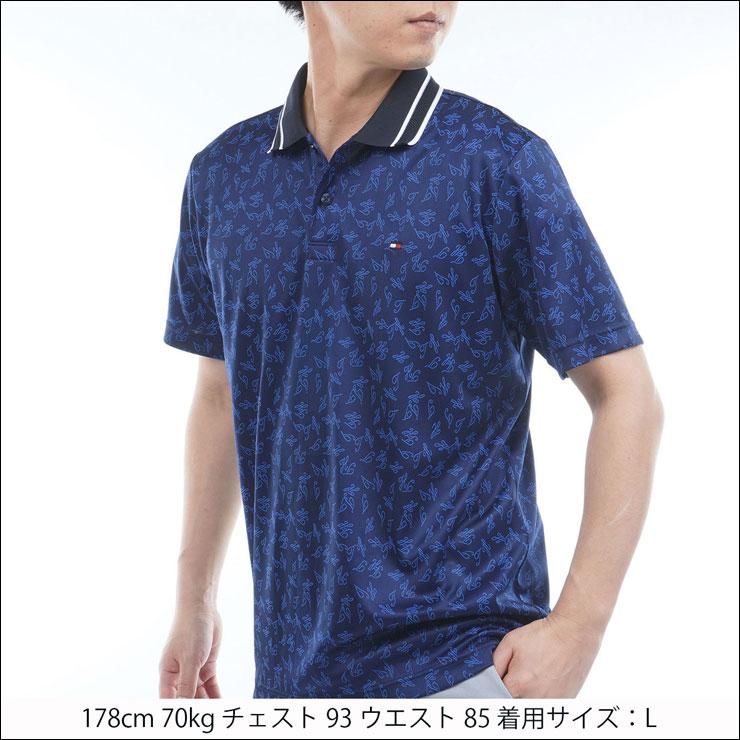 TOMMY HILFIGER（トミー・ヒルフィガー） 筆記体ロゴジャガード 半袖