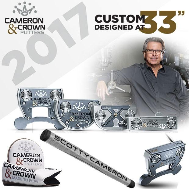 スコッティキャメロン　CAMERON＆CROWN キャメロン&クラウン スコッティ・キャメロン限定品】Cameron & Crown パター