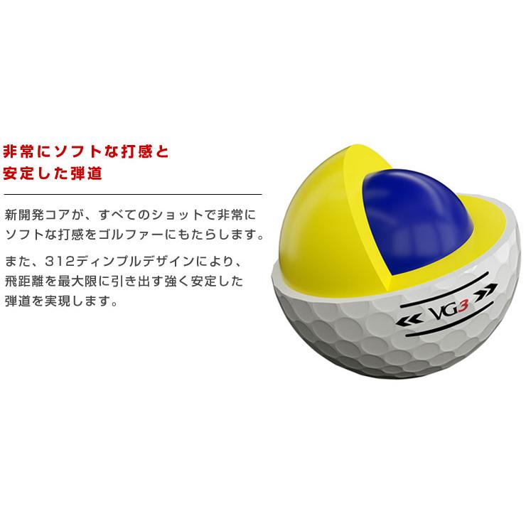 新品 Titleist VG3 ゴルフボール イエローパール 3ダース Titleist（タイトリスト） 無料オウンネーム対応・3ダース価格 VG3