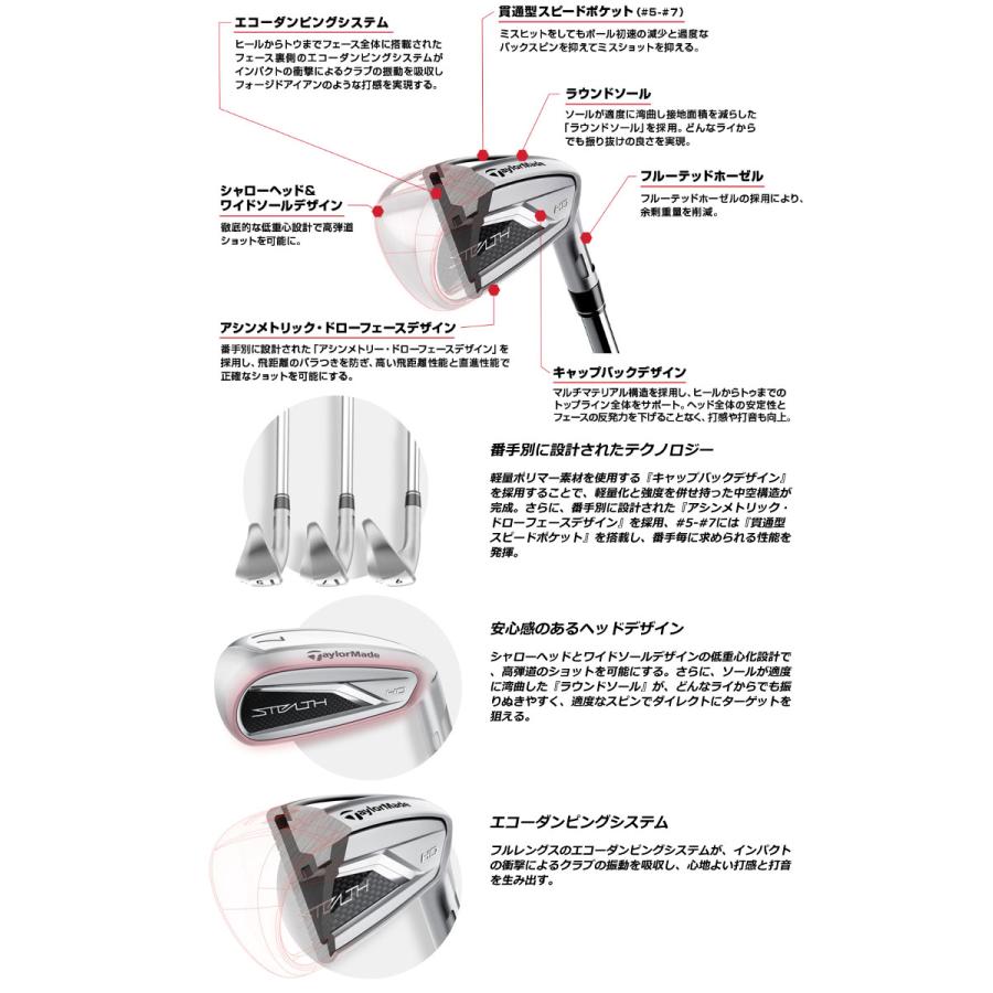 STEALTH テーラーメイド ウィメンズ HD アイアン TENSEI RED STEALTH テーラーメイド ウィメンズ HD アイアン TENSEI RED