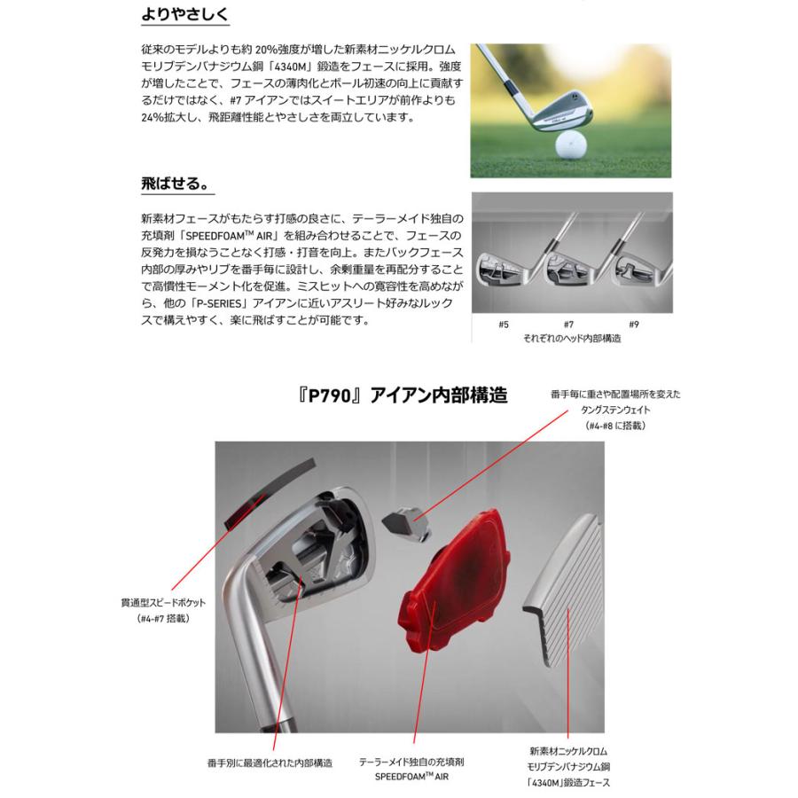 TaylorMade（テーラーメイド） 2025 P790 アイアン N.S.PRO MODUS3 105
