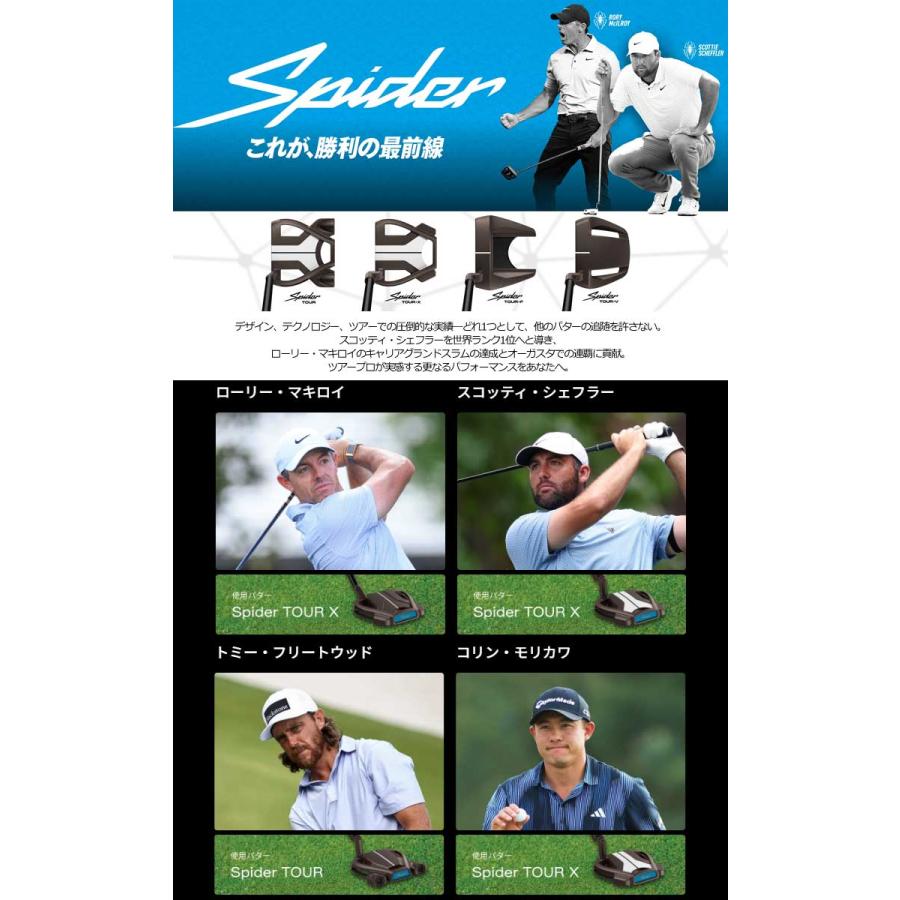 TaylorMade（テーラーメイド） スパイダー ツアーX トーチド TruPath