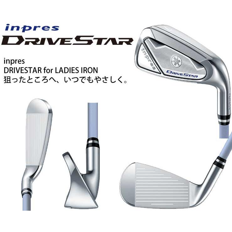 ヤマハ 2023年モデル インプレス DRIVESTAR レディースアイアン 単品[＃6、AW] VANQUISH for inpres LM423i シャフト｜golfranger｜02