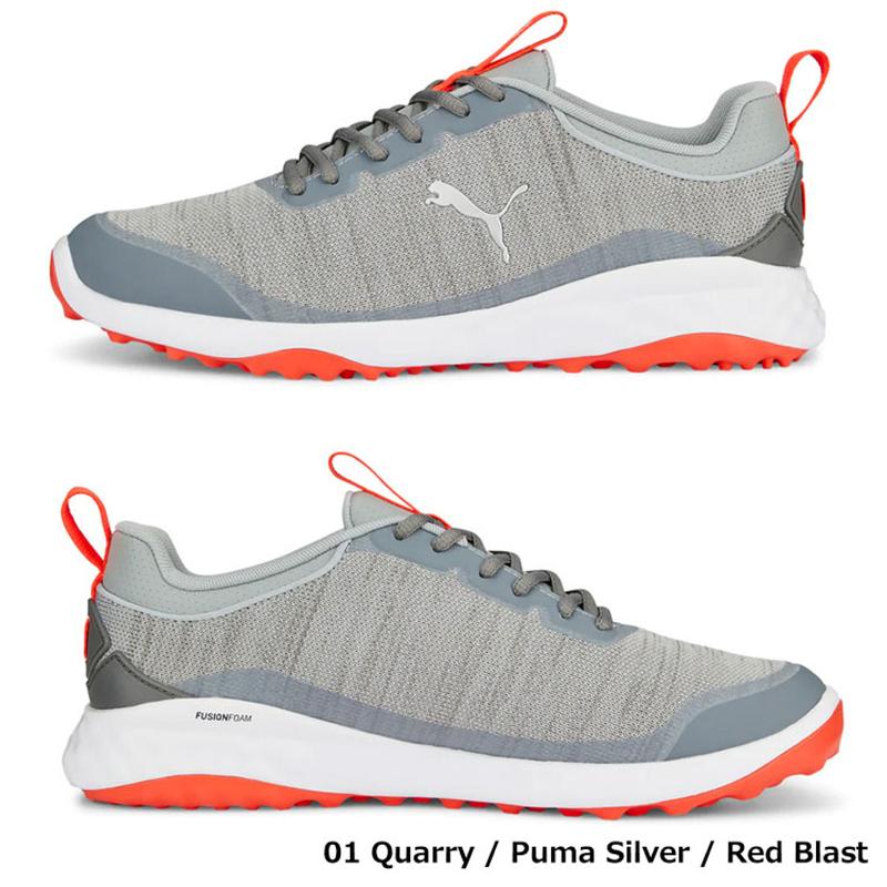 【特価/即納】PUMA 2023 プーマ フュージョン プロ ラバーソール スパイクレス ゴルフシューズ 377041 01 日本正規品｜golfshop-champ｜02