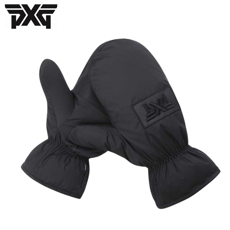 ピーエックスジー A-UAC05-GW-BLK グースダウン ミトン - ブラック PXG  Down Mittens - Black PXG ゴルフ ピーエックスジー グースダウン ミトン ブラック 防寒 手袋