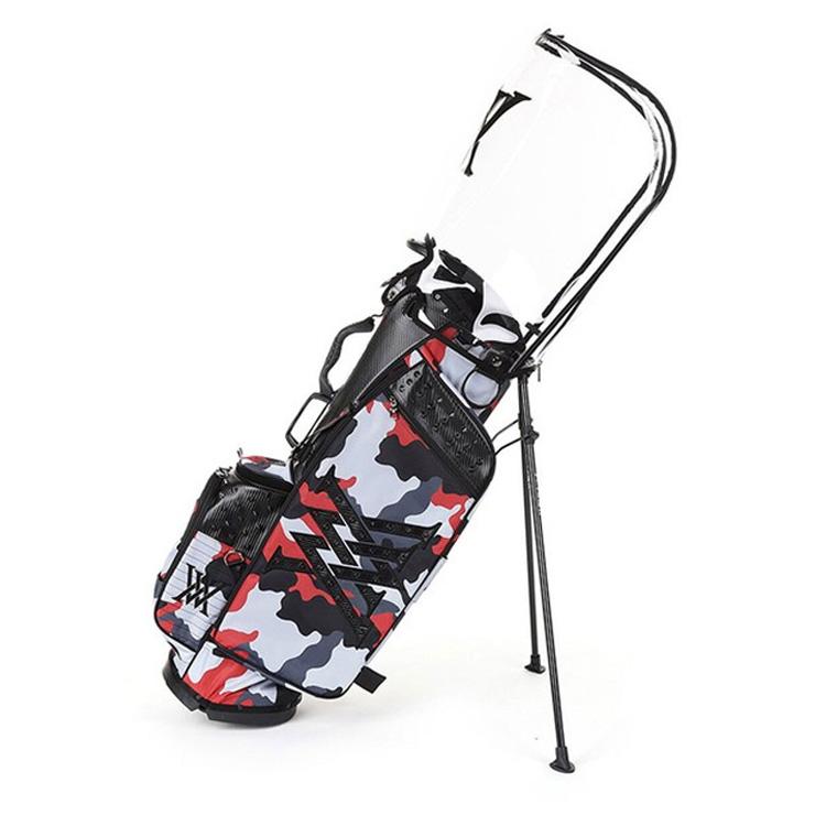 ANEW アニュー 超軽量 Red Camo Pattern Stand Bag キャディバッグ