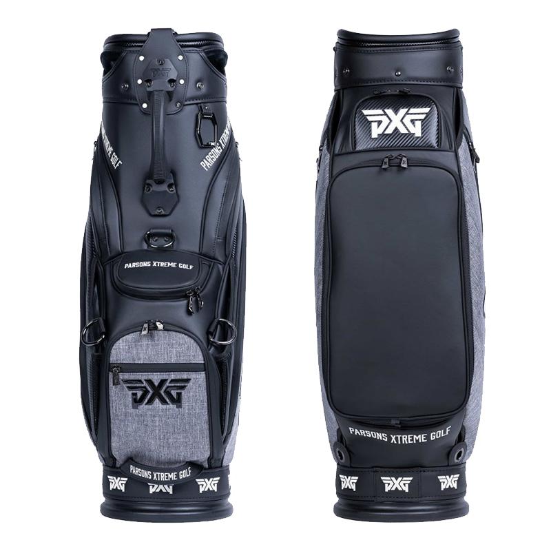 PXG PXG 2022 ツアースタッフバッグ キャディバッグ ヘザーグレー B