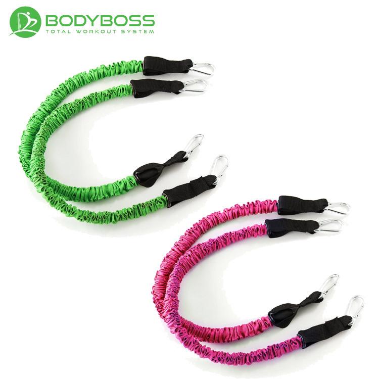 ボディボス BODYBOSS 2.0 負荷バンド 2本セット 筋トレ チューブ トレーニング 室内 ワークアウト 国内正規品｜golfshop-champ