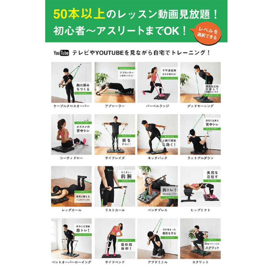 ボディボス Bodyboss 2 0 ポータブルフィットネス 室内 ワークアウト 筋トレ器具 国内正規品 グリーン Bdybss 20 Grn Golf Shop Champ 通販 Yahoo ショッピング