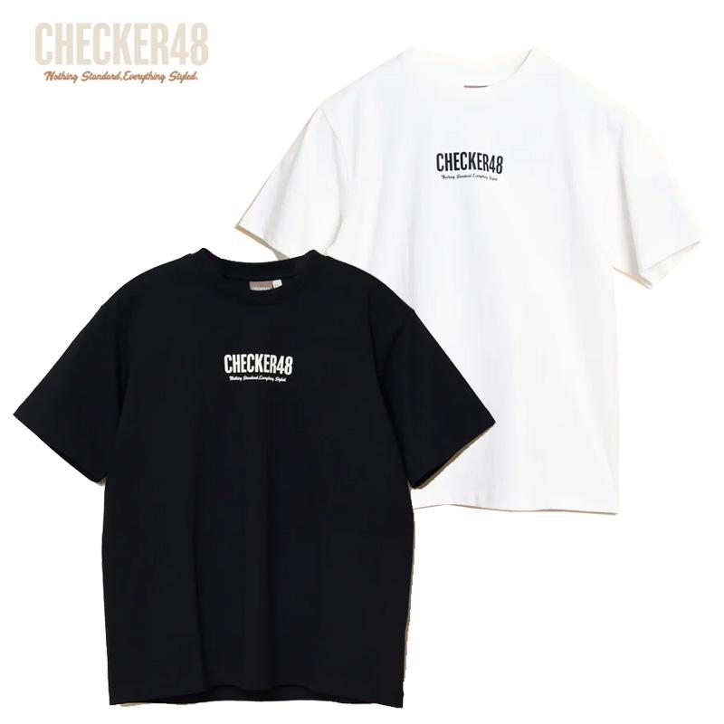 即納】チェッカー48 メンズ プーディ Tシャツ 半袖 C48-00S001 日本