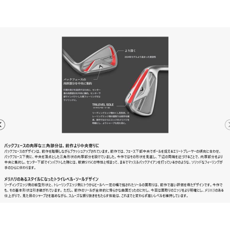Callaway（キャロウェイ） 2026 X FORGED アイアン 単品(5番) N.S.PRO