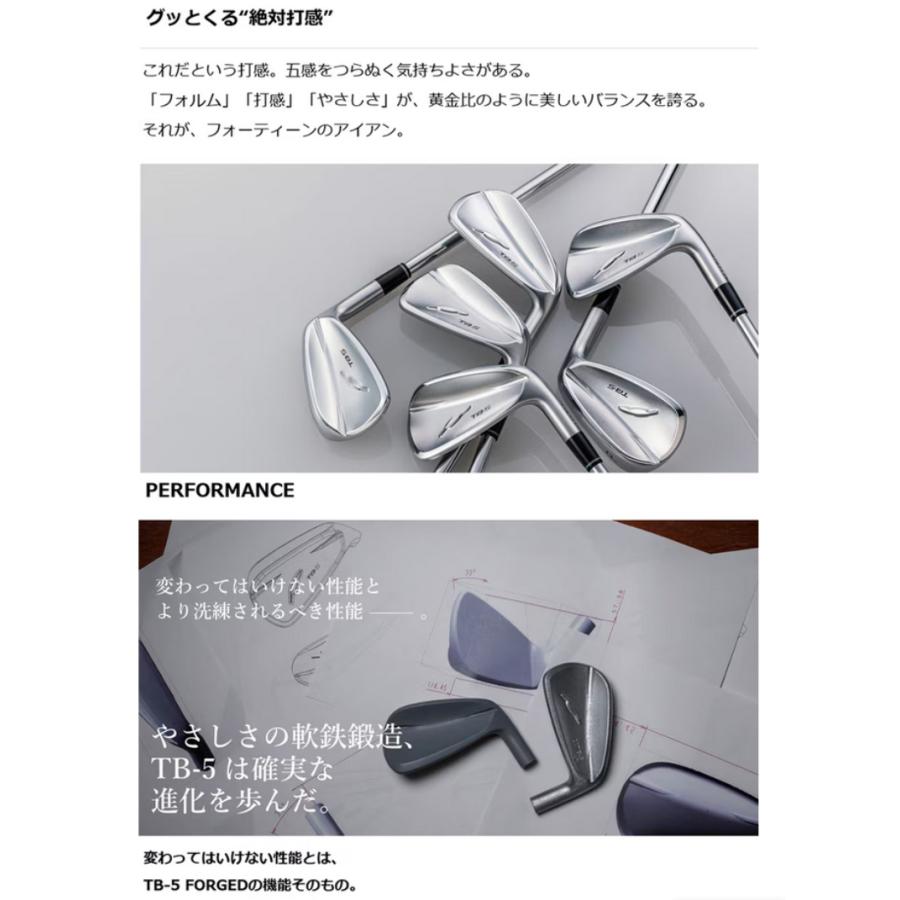 フォーティーン TB-5 アイアン5本セット(6、7、8、9、P) FS90i フォーティーン TB-5 アイアン5本セット(6、7、8、9、P) FS90i