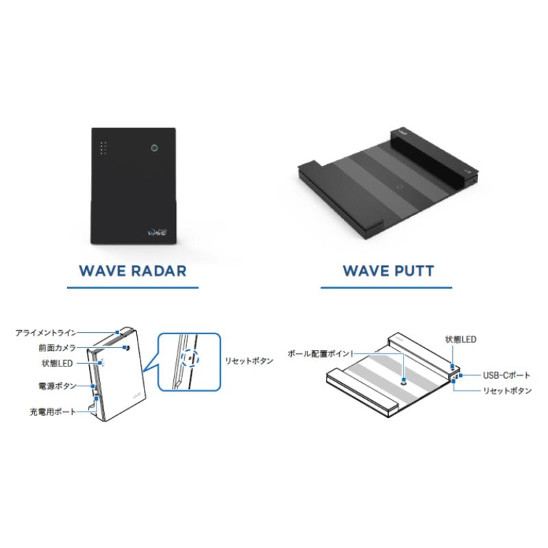 GOLFZON ゴルフゾン WAVE ウェーブ 弾道測定器+パッティング測定 GOLFZON ゴルフゾン WAVE ウェーブ 弾道測定器+パッティング測定