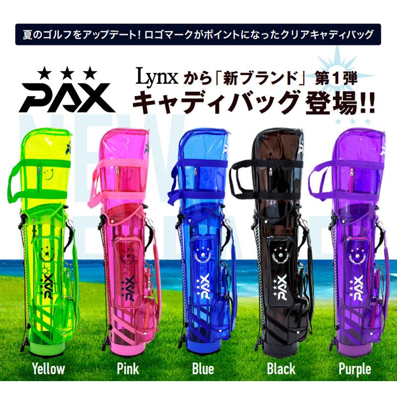 Lynx リンクスゴルフ PAX パクス クリアキャディバッグ PAXCB-01 Lynx リンクスゴルフ PAX パクス クリアキャディバッグ PAXCB-01
