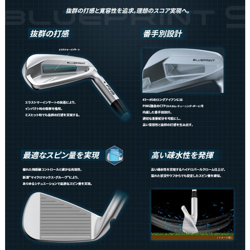 PING 【受注生産】左右選択 ピンゴルフ ブループリント S 単品