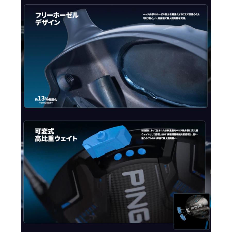【受注生産/左右選択】PING ピンゴルフ G440 K ドライバー ELDIO シャンパン No.03/No.06 シャフト 日本正規品 pg440kの画像