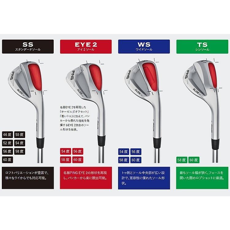 【特価/即納】PING ピンゴルフ GLIDE 4.0 ウェッジ Sグラインド N.S.PRO MODUS3 TOUR 105 スチールシャフト 日本正規品 右用 オールスタンダード｜golfshop-champ｜18