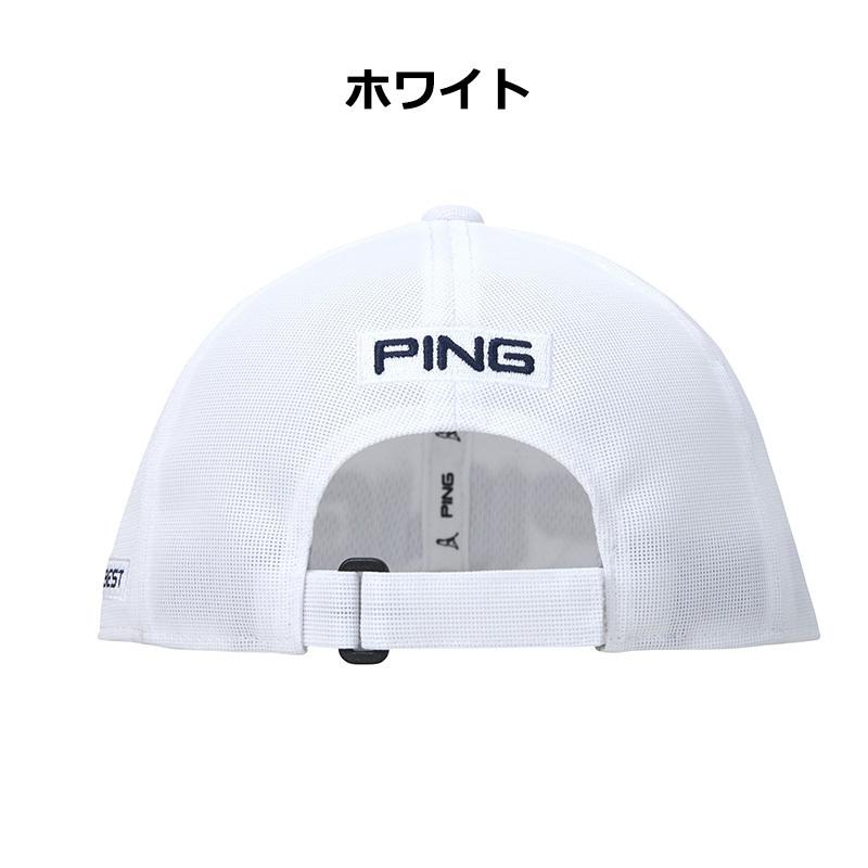 PING 2022 ピンゴルフ HW-P221 WATER-REPELLENT MESH CAP メッシュ キャップ 日本正規品 pnap｜golfshop-champ｜05