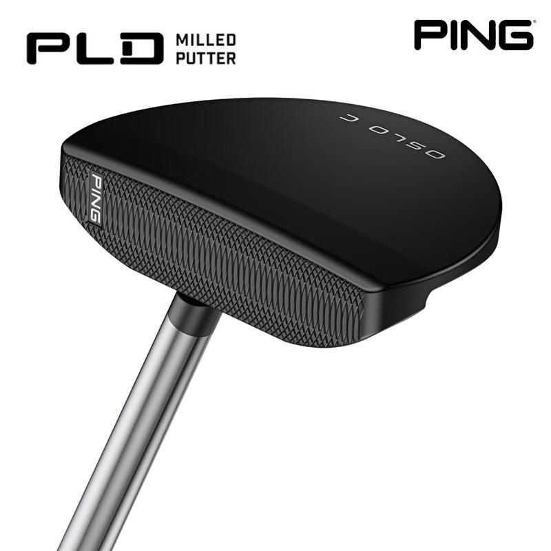 ピン　pld オスロ4 34.5インチ　2度フラット　ヘッドカバー付き PING（ピン） PLD MILLED OSLO 4 MATTE BLACK Putter ピーエルディー