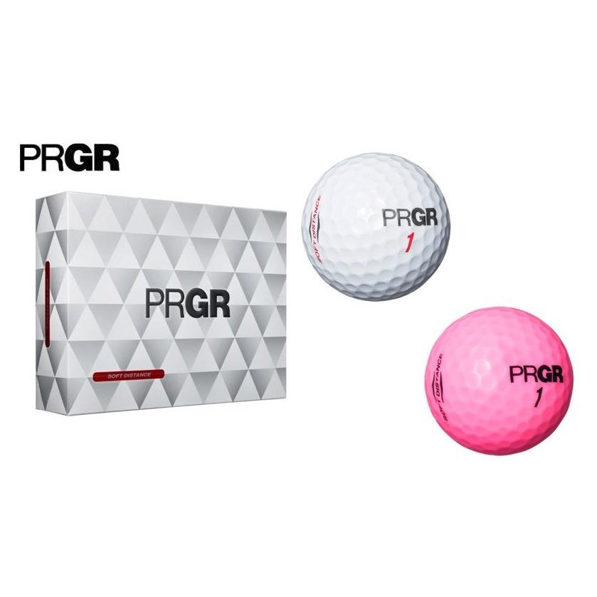 PRGR プロギア SOFT DISTANCE 1ダース 12個入り 高評価の贈り物 ゴルフボール 高質で安価 日本正規品