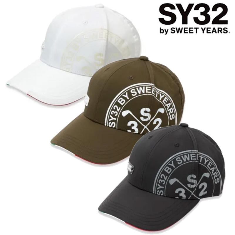 【即納】2025 SY32 GOLF CIRCLE プリント キャップ 6パネル ゴルフ 帽子 SYG-25SG02 日本正規品 SY32 by SWEET YEARS（エスワイサーティトゥバイスィートイヤーズ