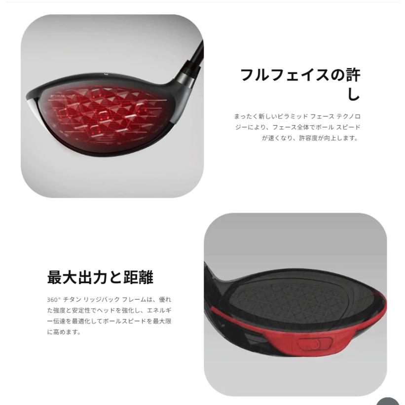 ツアーエッジ Tour Edge Exotics 2026 LSドライバー FUJI VENTUS RED/BLACK カーボンシャフト US仕様_7