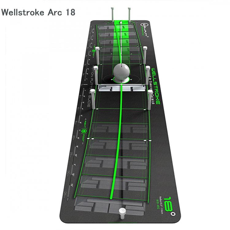 左用】ウェルパット Wellputt ストロークテンプレート Wellstroke Arc