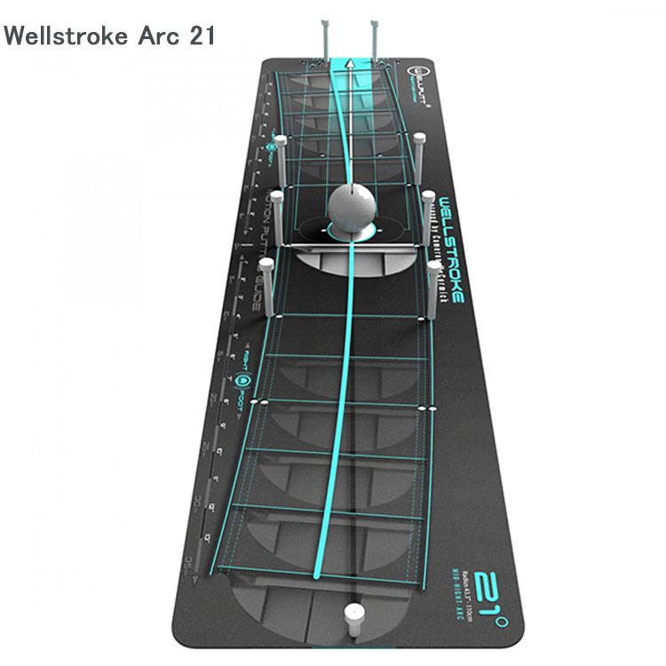 左用】ウェルパット Wellputt ストロークテンプレート Wellstroke Arc