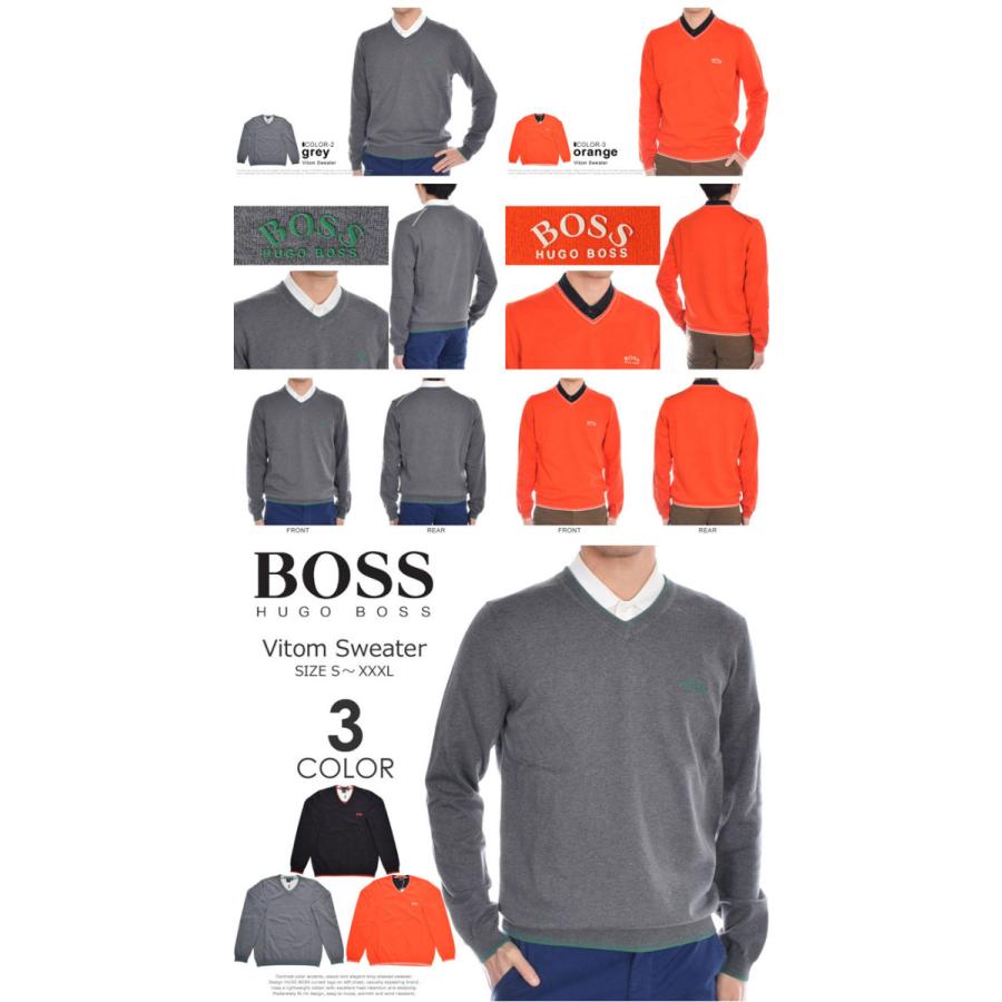 HUGO BOSS 【超お買い得秋冬ウェア】ヒューゴボス Vitom 長袖セーター 