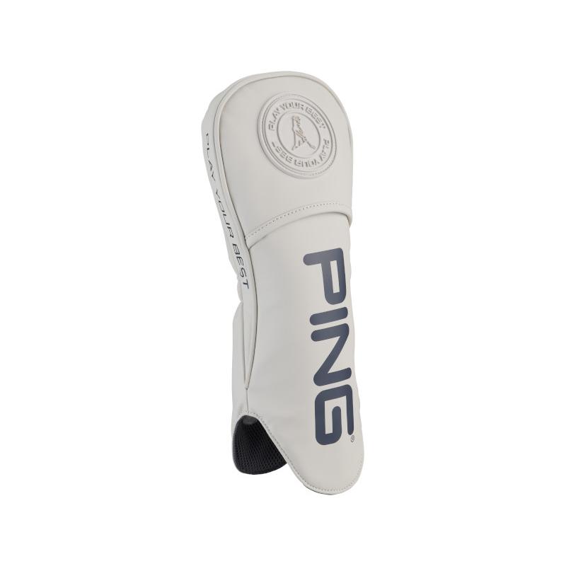 PING HC-P221 SOFT PU DR IVORY ヘッドカバー ドライバー用 : Golf 