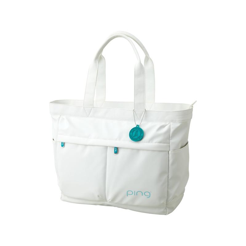 PING（ピン） GB-L2301 ソフト PU トート WHITE : Golf Shop エルビー 