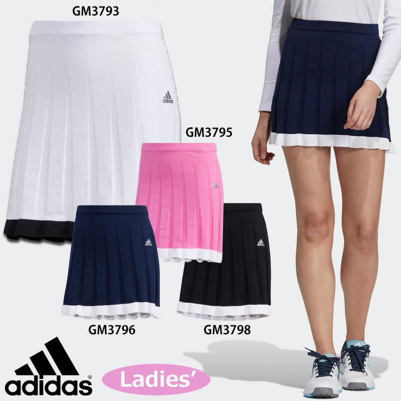 アディダス ゴルフ ウェア レディース ラージリブニット スコート 可愛い プリーツ ミニスカート 21春夏 ゴルフギアサージ 通販 Paypayモール