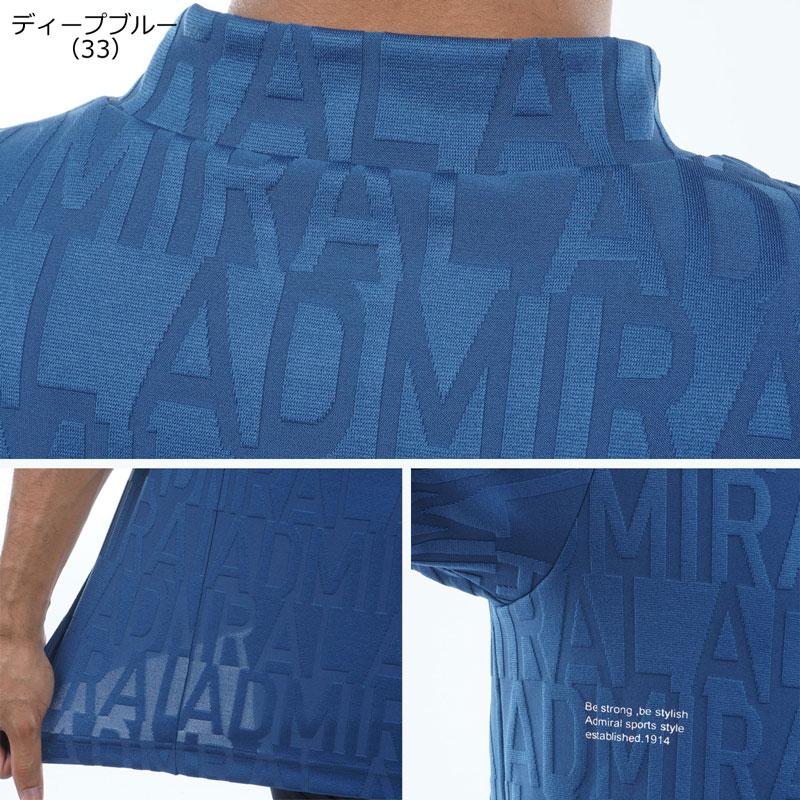 アドミラル ゴルフ リンクスジャガード モックシャツ（ADMA429）メンズ 半袖シャツ 2024春夏｜golftown｜09