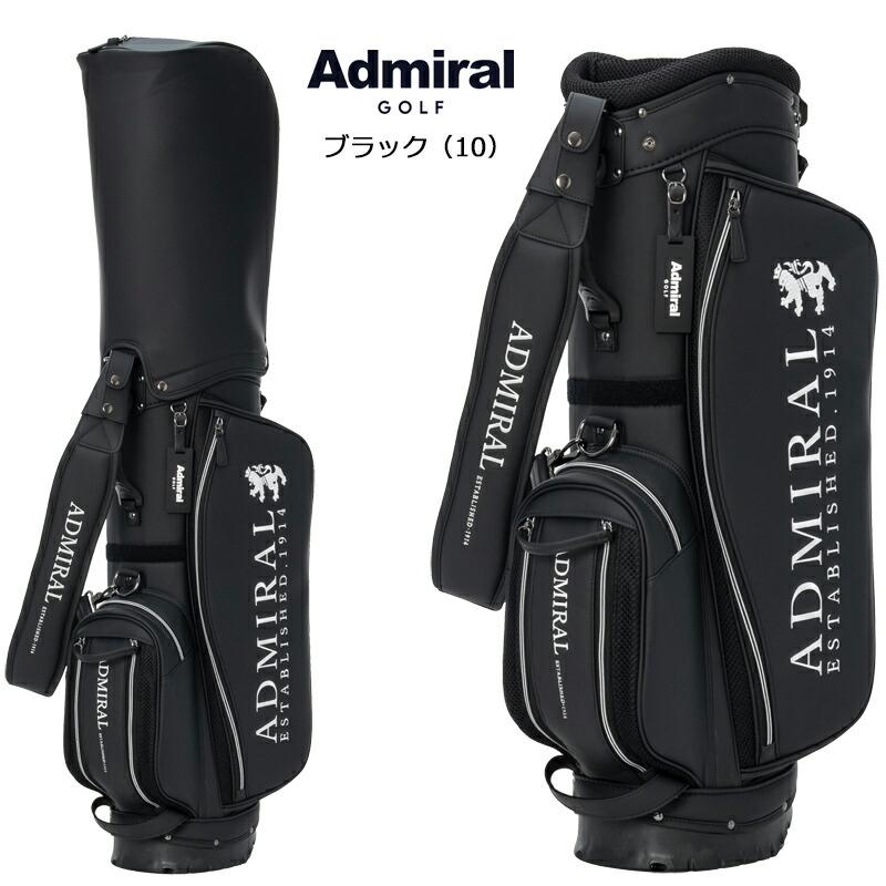 ADMRIAL ブラック キャディバッグ admg6ac4 Admiral（アドミラル） ゴルフ スタンド キャディバッグ UKクラシック