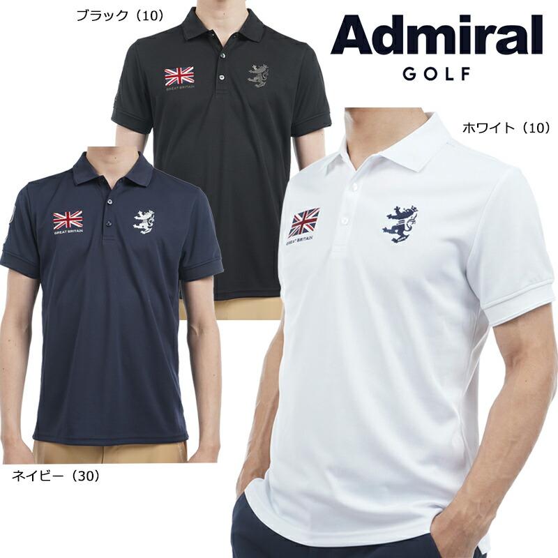 Admiral（アドミラル） ゴルフ メンズ フラッグ ポロシャツ（ADMA614