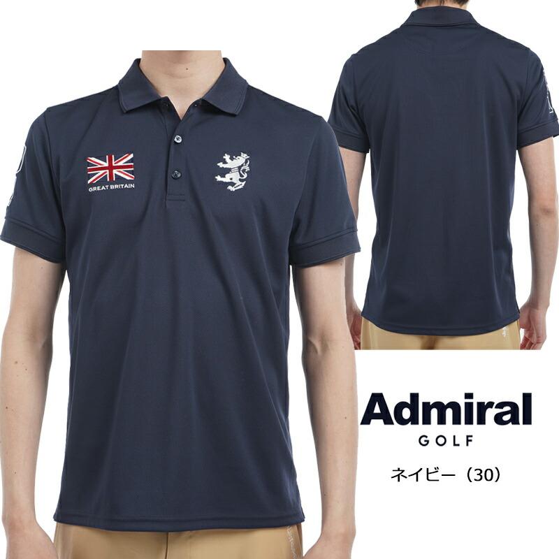 Admiral（アドミラル） ゴルフ メンズ フラッグ ポロシャツ（ADMA614