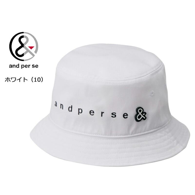 and per se（アンパスィ） ゴルフ ポリエステル ツイル バケットハット