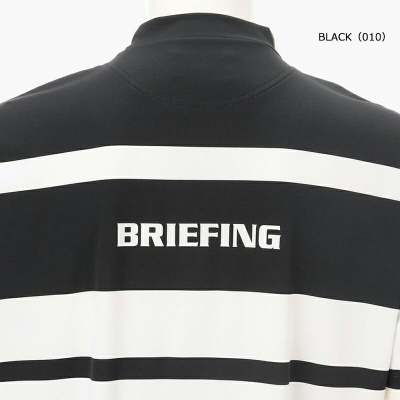 BRIEFING GOLFブリーフィング半袖シャツ ハイネック パネルストライプ BRIEFING（ブリーフィング） ゴルフ メンズ パネル ストライプ