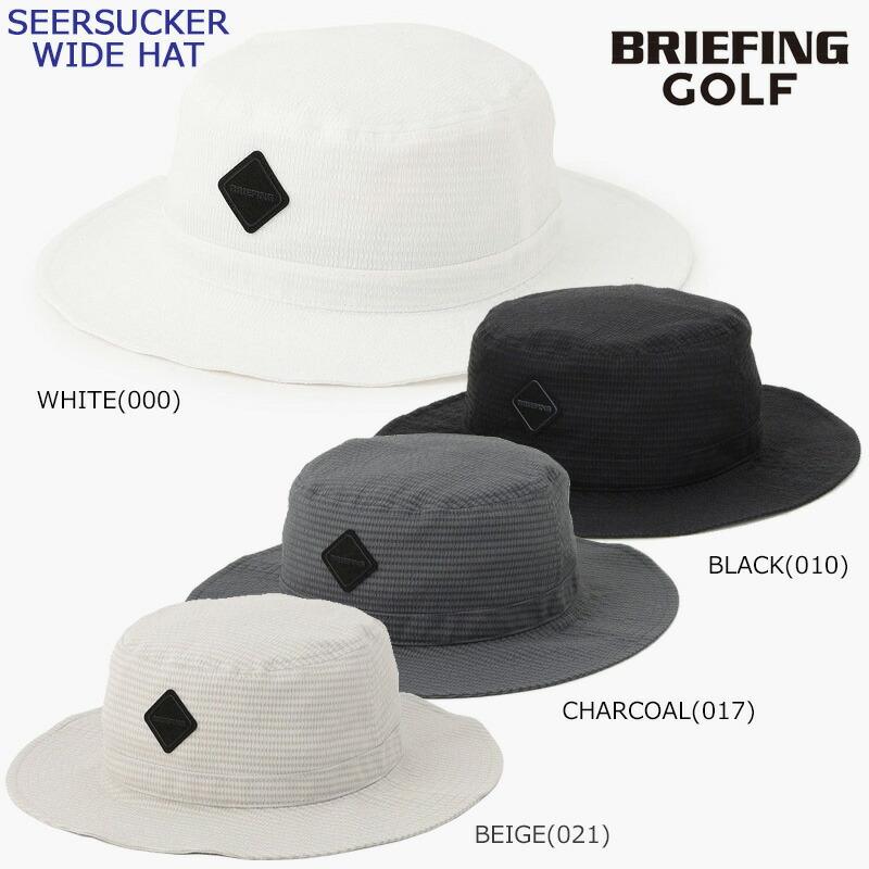 メンズウェア BRIEFING GOLF MENS SEERSUCKER HAT 26SS BRIEFING（ブリーフィング） ゴルフ メンズ シアサッカー ワイド