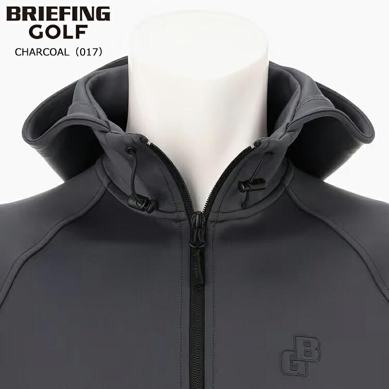 BRIEFING（ブリーフィング） ゴルフ メンズ ステッチ 3D ロゴ パーカー