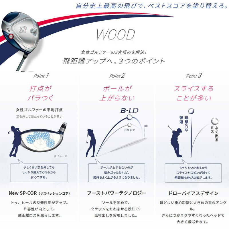 中古 （セール）（レディース）ブリヂストンゴルフ【B シリーズ】B-LD フェアウェイウッド（AiR Speeder BS-LD for Wood）オリジナルカーボンシャフト 2022 【2579492044】(12935円)