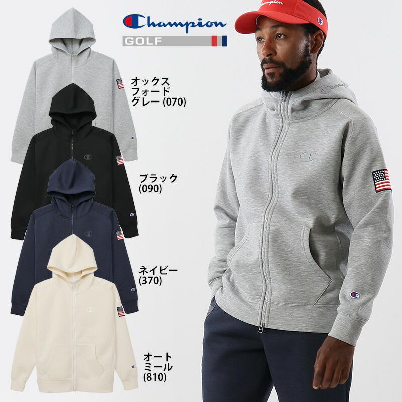 魅了 チャンピオン ゴルフ メンズ 長袖 Wrap Air ジップパーカー C3 Tg102 フード 羽織り 上着 軽量 ストレッチ 通気性 21春 夏 最新コレックション Atempletonphoto Com