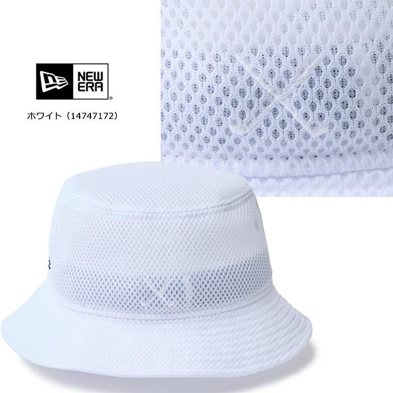 NEW ERA ニューエラ メッシュ バケットハット 白 NEW ERA（ニューエラ） ゴルフ バケット01 Spacer Mesh スペーサー